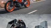 2017 KTM Duke 390 vs. 2013 KTM Duke 390 visual comparison