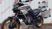 2021 Cfmoto 800mt Spy Shot With Panniers