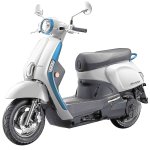 Kymco Like 110 Ev Front Left Quarter Press Image 