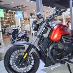 Moto Guzzi Audace alloy wheel at Auto Expo 2016