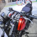 Moto Guzzi Audace handle grip at Auto Expo 2016