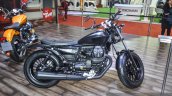 Moto Guzzi V9 Bobber black at Auto Expo 2016