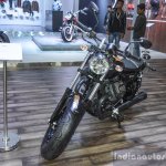 Moto Guzzi V9 Bobber front at Auto Expo 2016