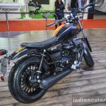 Moto Guzzi V9 Bobber rear quarter at Auto Expo 2016