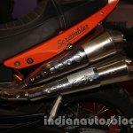 Moto Morini Scrambler Auto Expo 2014 exhausts