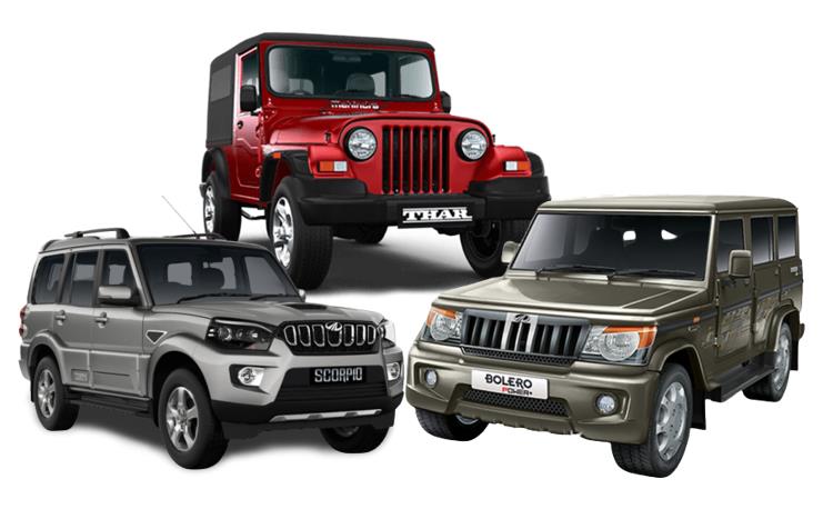 Mahindra Scorpio Mahindra Thar Mahindra Bolero